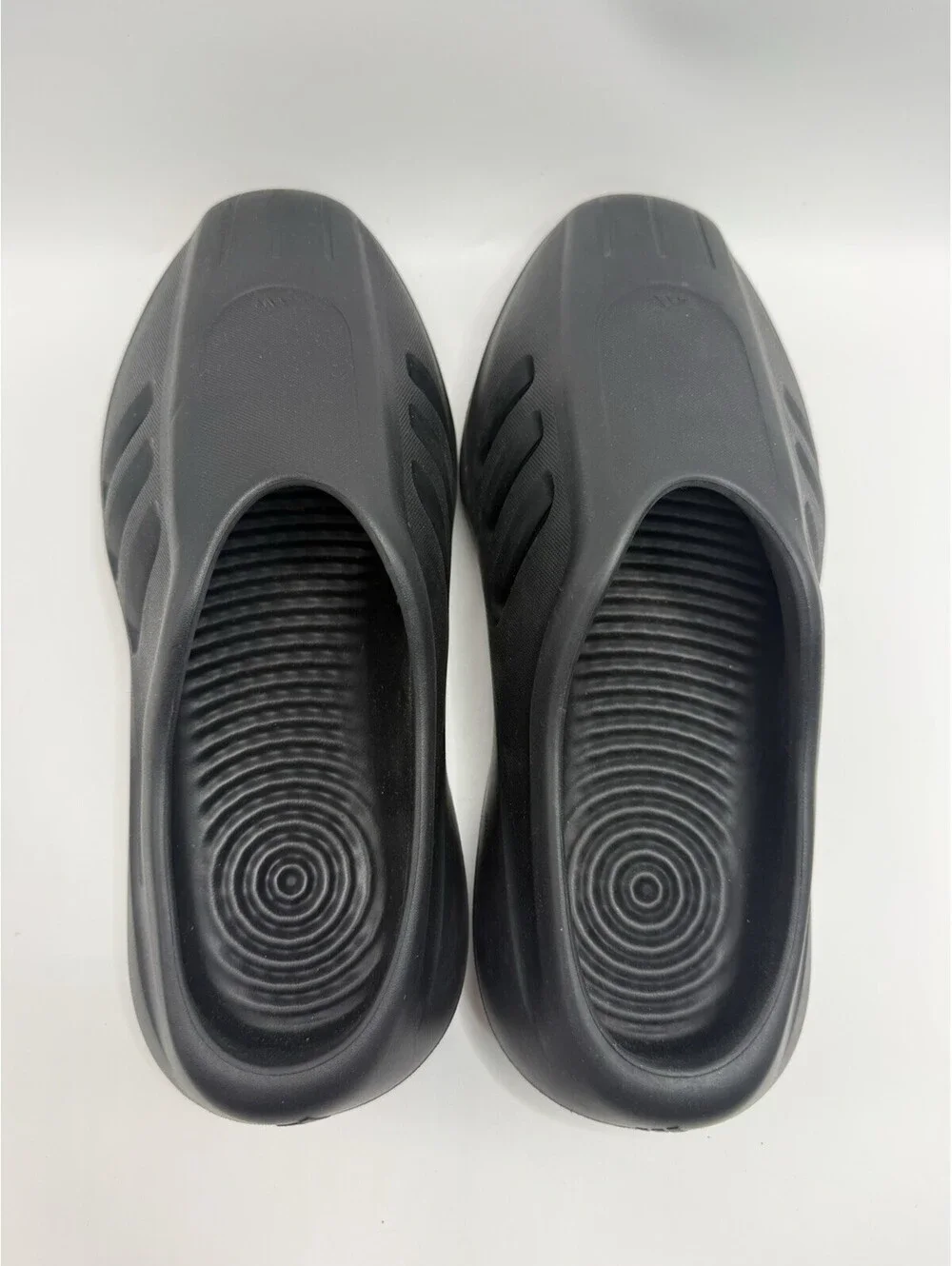 Adidas Adifom Iiinfinity Mule Clogs Slides Slip On Mens Size 9 Black JI0402 NWOB